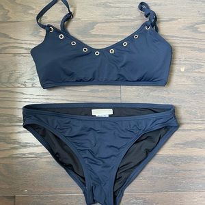 Michael Kors Navy Bikini Bathing Suit